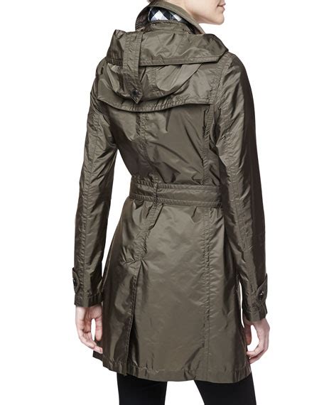 burberry brit coat military olive|Burberry Brit Double.